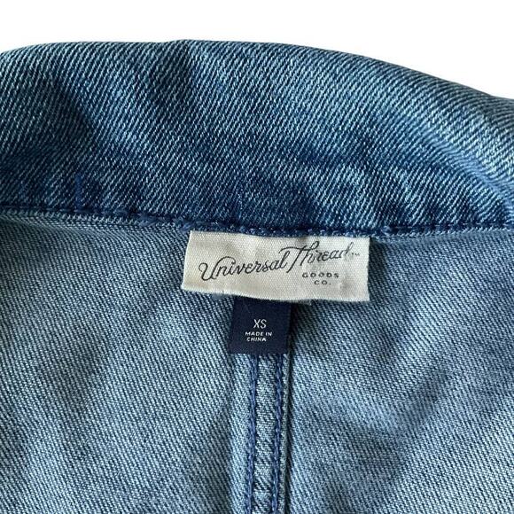 Universal‎ Thread Blue Denim Jacket Women's XS - Picture 3 of 8